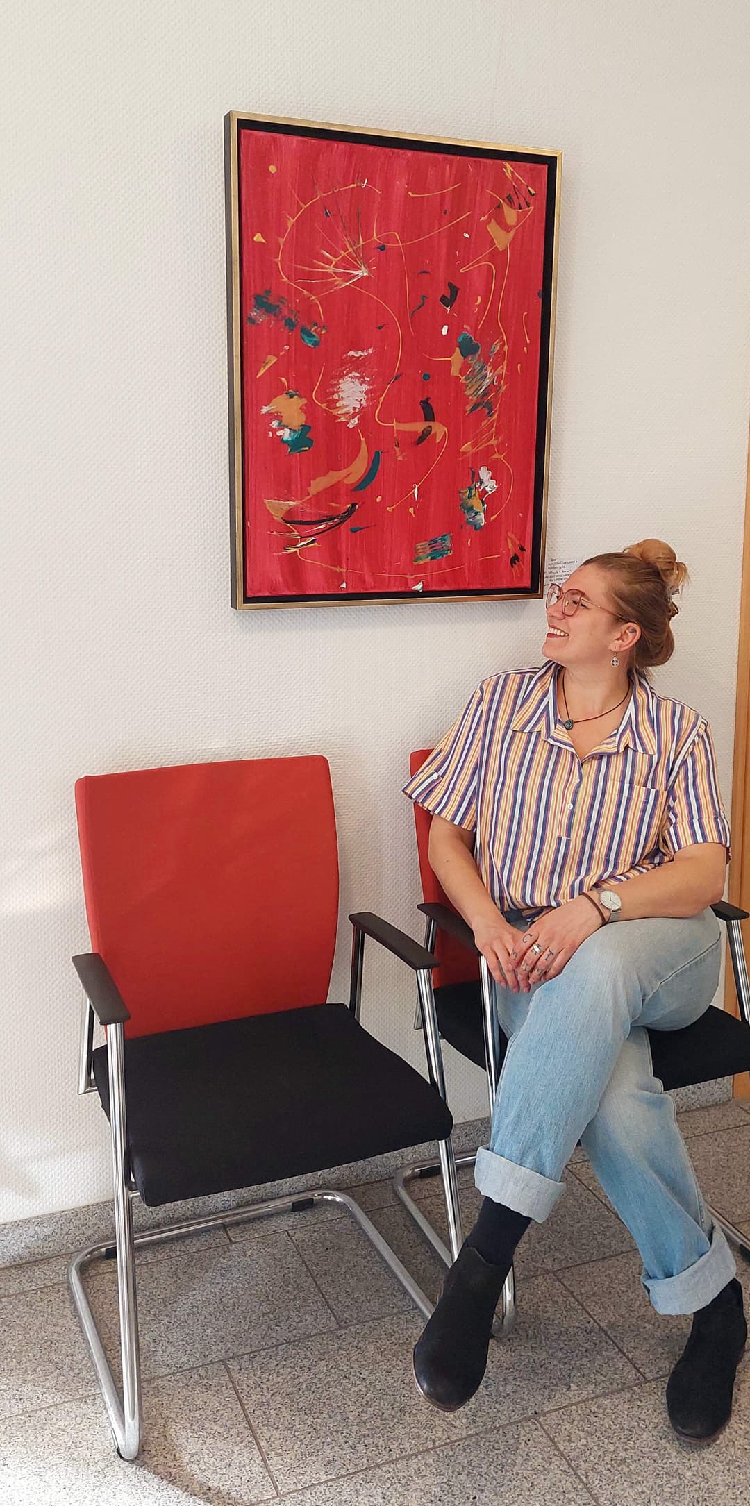 Katharina Wiesner im Rathaus in Kalletal